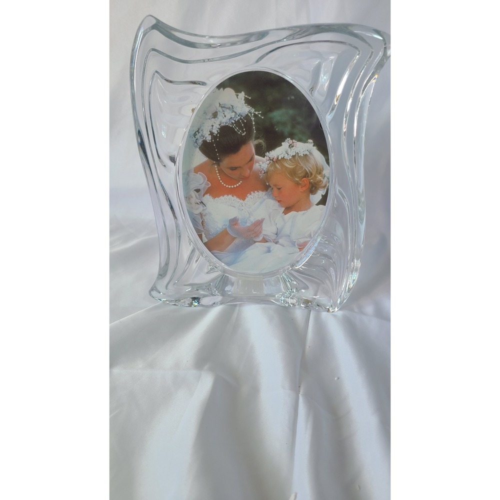 Mikasa Emotion Crystal Picture Frame 4.5x6.5 Elegant Glass Decor Japan